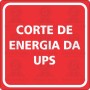 Corte de energia da UPS 